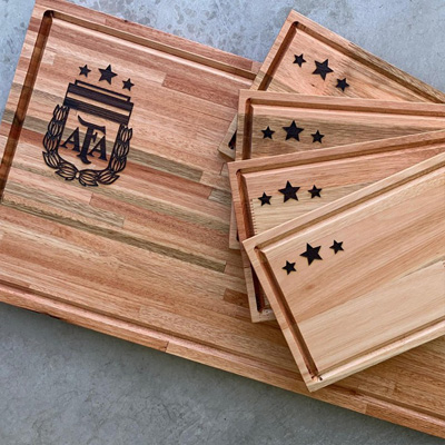 TABLAS ASADO AFA 3 ESTRELLAS 40 X 30 X 3 - Image 2