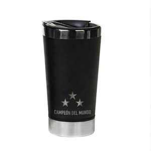 Vaso Termico Cervecero C/Destapador- Con Grabado 3 Estrellas (Acero Doble Capa)
