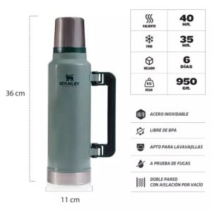 NUEVO - TERMO STANLEY CLASSIC 1.4 LT (GREEN)