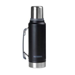 TERMO ACERO INOXIDABLE TIPO STANL 1LT - PICO CEBADOR - ACEROS AISI304 - NEGRO